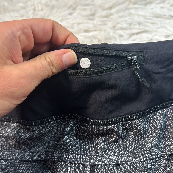 Lululemon Speed Short (2 1/2") Line Up White Black / Black - Picture 6 of 6